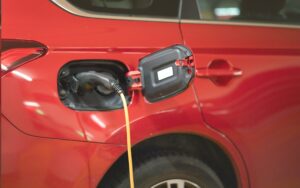 Electric vehicle charging port